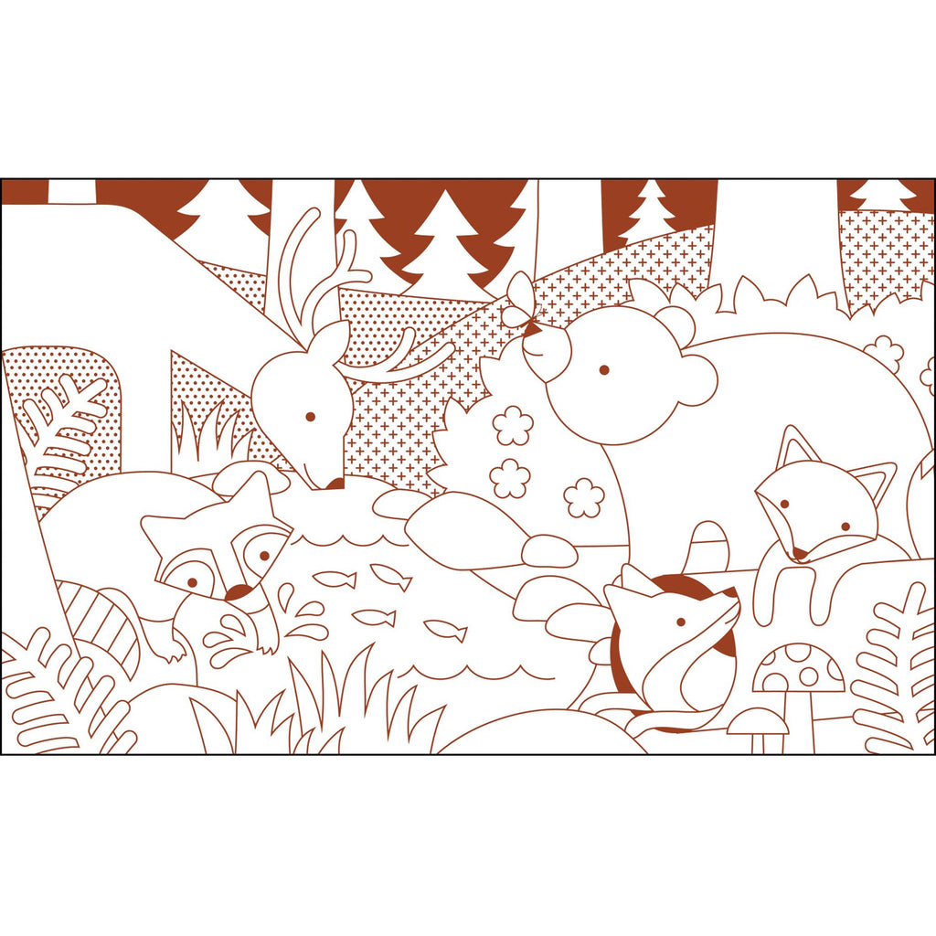 Animal World Coloring Book