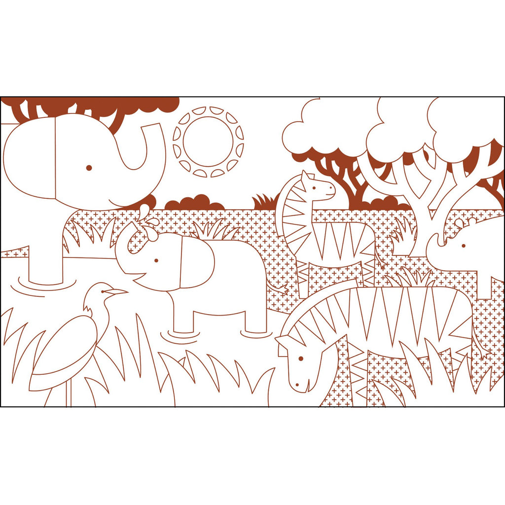Animal World Coloring Book
