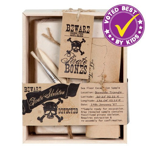 X-Ray Reveals A Pirate Skeleton Excavation Kit