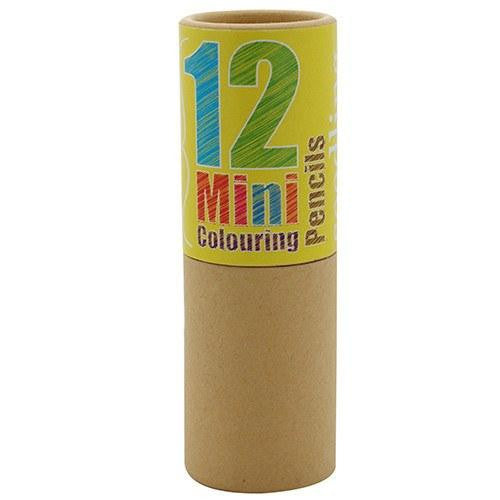 12 Mini Colored Pencils in a Tube