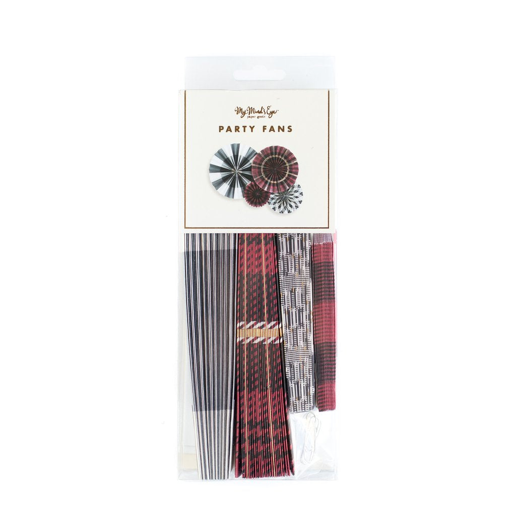 Plaid Party Fans