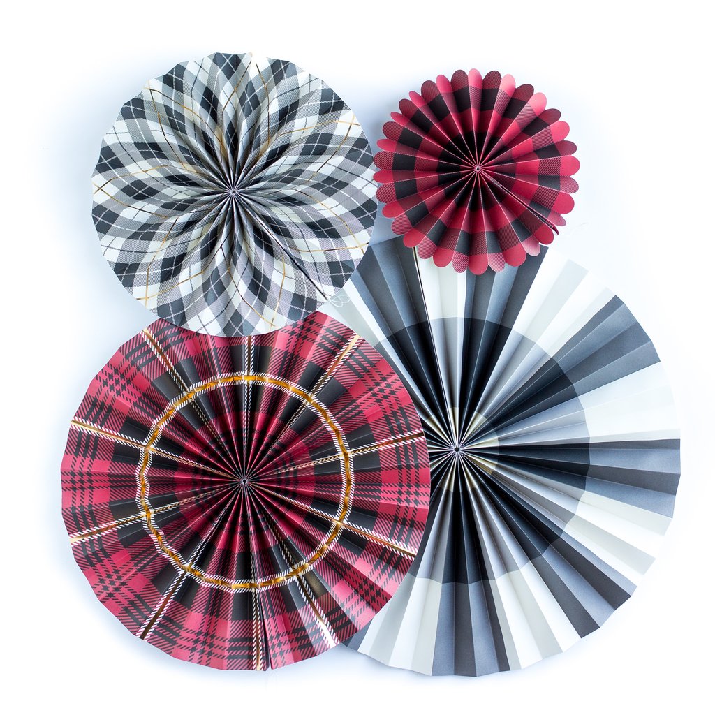 Plaid Party Fans
