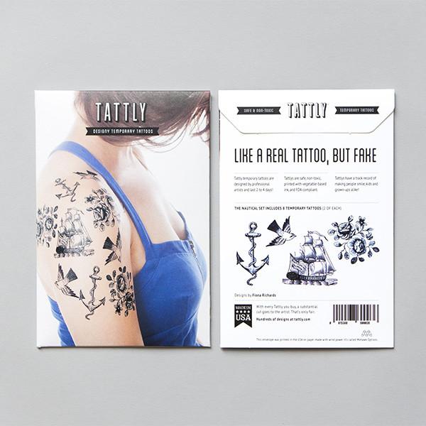 Nautical Tattoos Ocean Party Packet (8-pack)