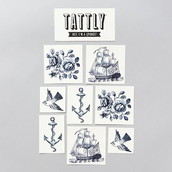 Nautical Tattoos Ocean Party Packet (8-pack)
