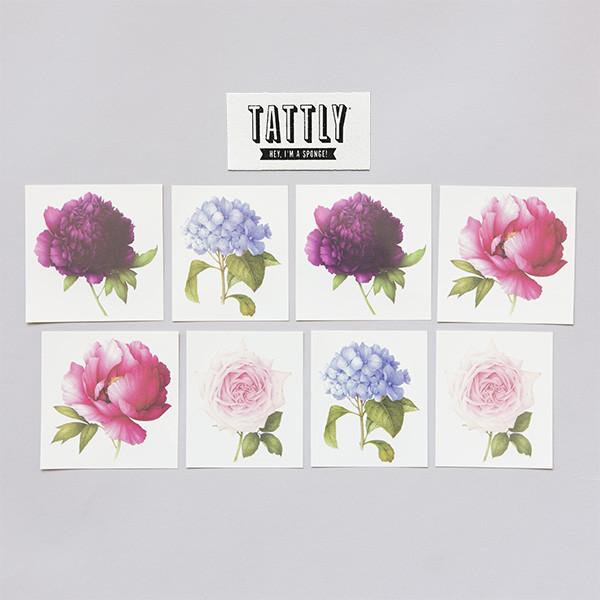 Scented Flower Tattoos Perennial Party Packet (8-pack)