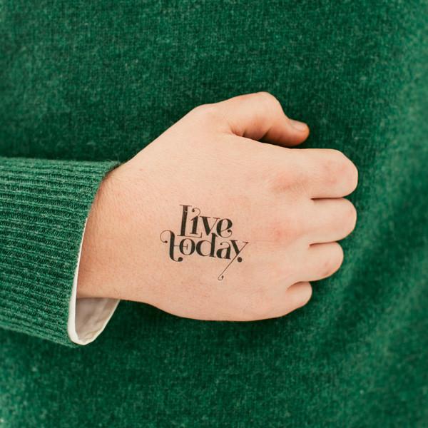 Inspirational Tattoos Be Happy Party Packet (8-pack)