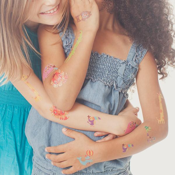 Circus Tattoos Menagerie Party Packet (8-pack)