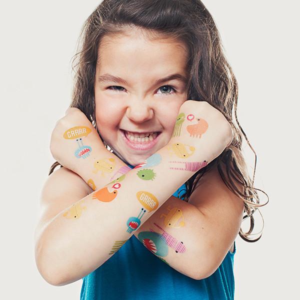 Monster Fun Tattoos Party Packet (8-pack)