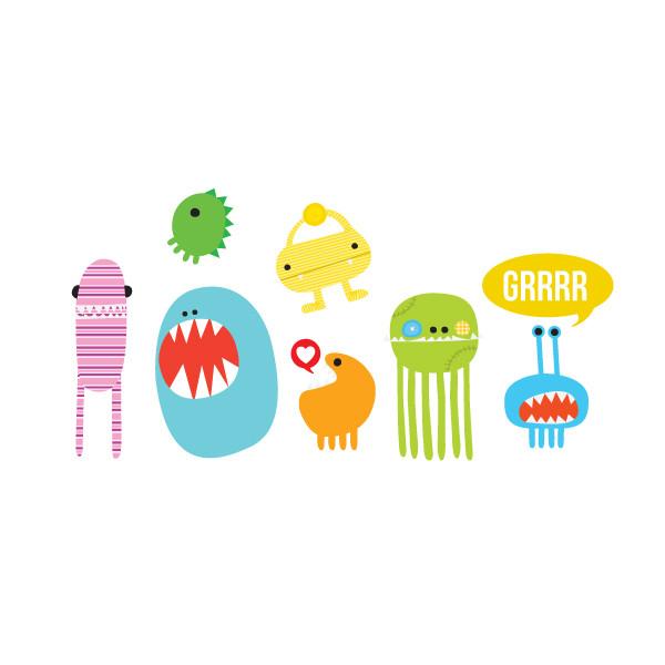 Monster Fun Tattoos Party Packet (8-pack)