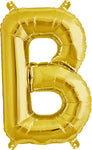 16" Gold Letter, Number & Symbol Balloons