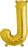 16" Gold Letter, Number & Symbol Balloons