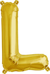 16" Gold Letter, Number & Symbol Balloons