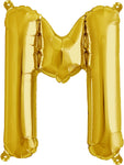 16" Gold Letter, Number & Symbol Balloons