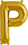 16" Gold Letter, Number & Symbol Balloons