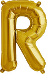 16" Gold Letter, Number & Symbol Balloons