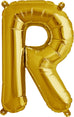 16" Gold Letter, Number & Symbol Balloons