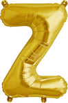 16" Gold Letter, Number & Symbol Balloons