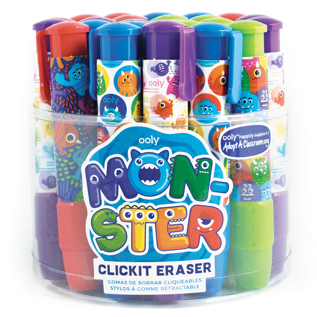Monster Fun Click-It Erasers