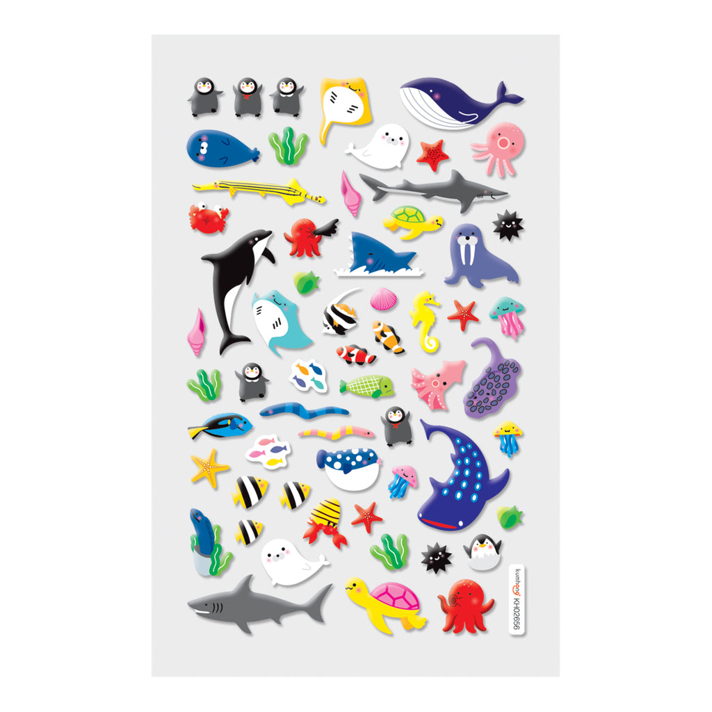 Shark Stickers Under the Sea Party