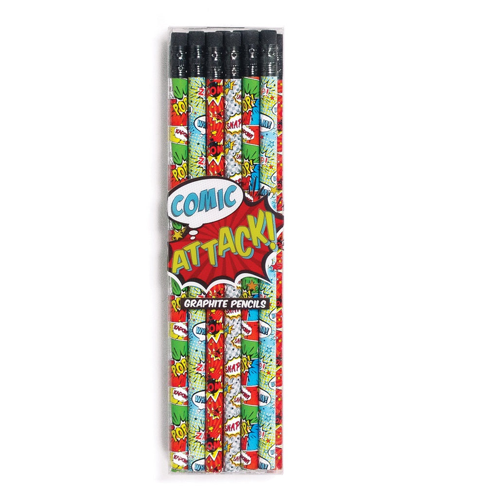 Comic Attack Graphite Pencils (12-pack)