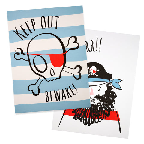 Pirate Party Art Prints (2-pack)