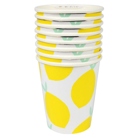 Lemon Party Paper Cups