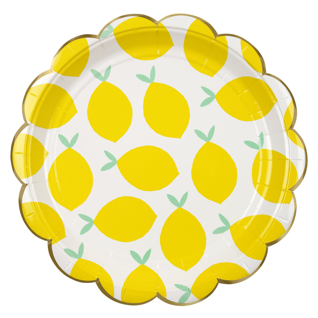 Lemon Paper Plates (Large)