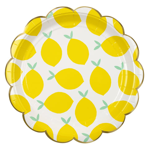 Lemon Paper Plates (Large)