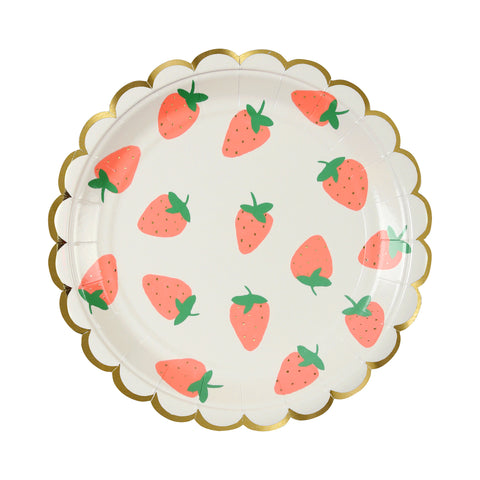 Strawberry Paper Plates (Small)