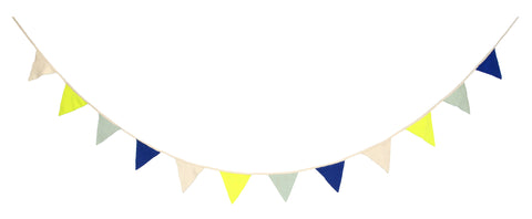 Knitted Fabric Flag Garland