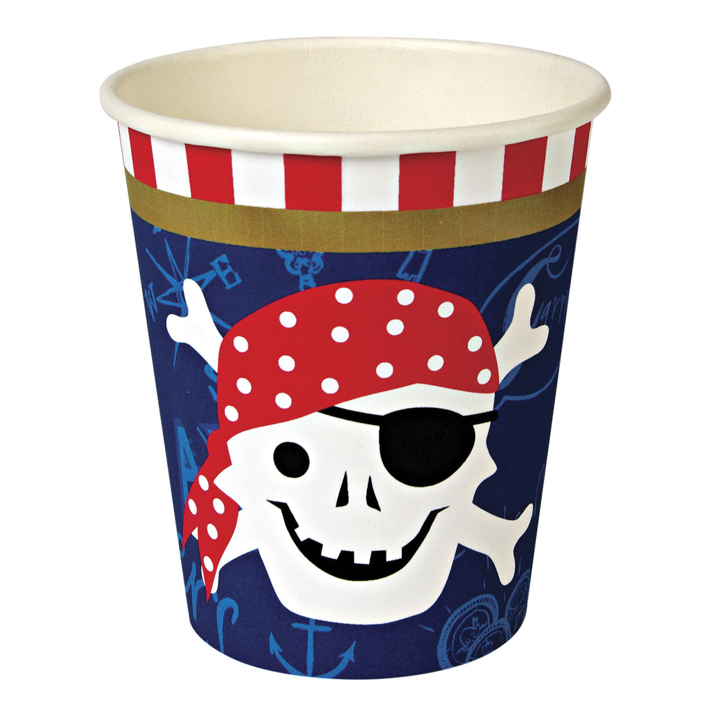 Ahoy There Pirate Paper Cups