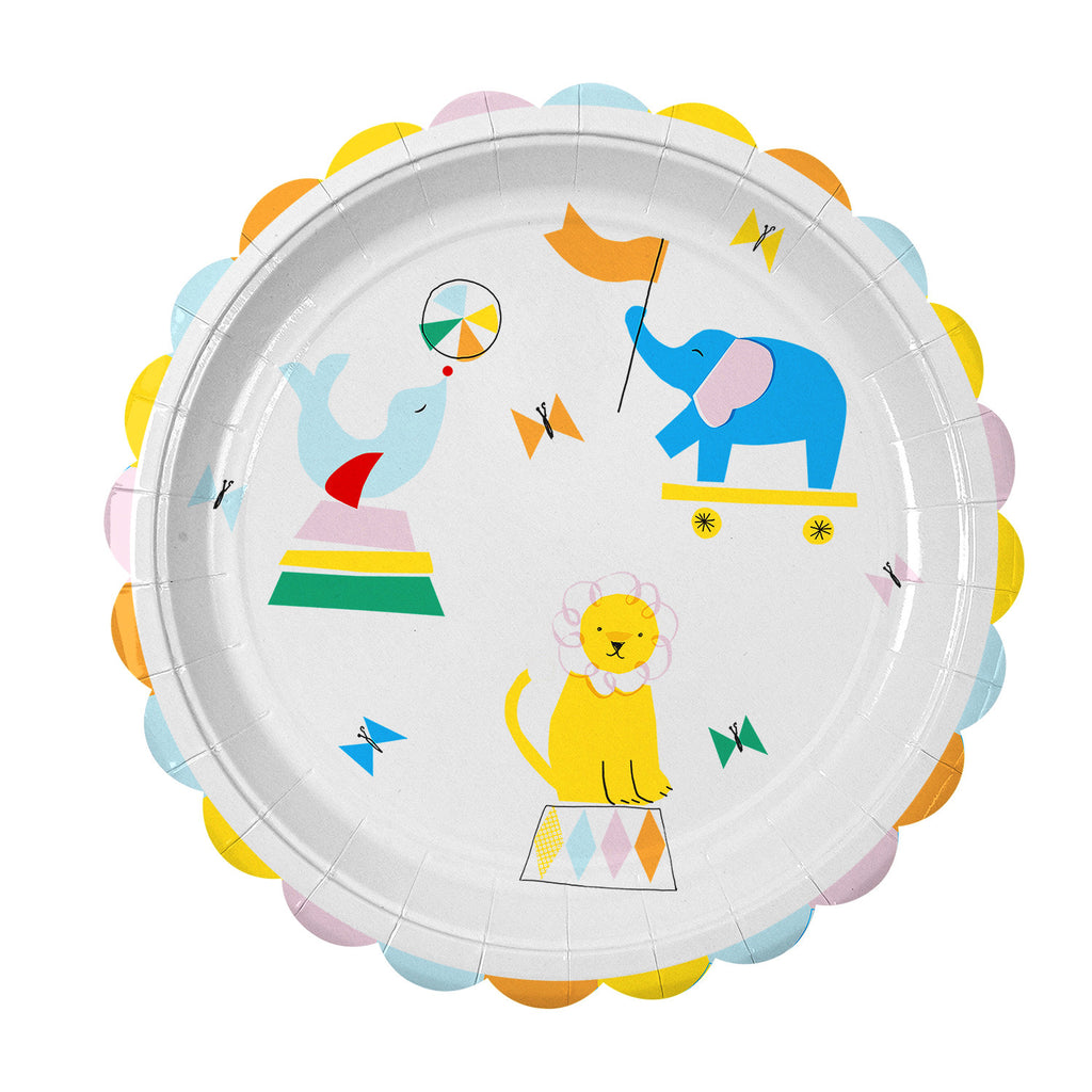 Silly Circus Paper Plates (Large)