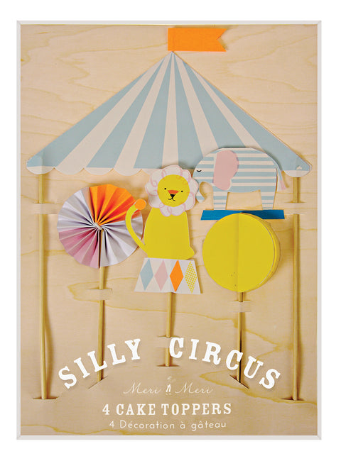 Silly Circus Cake Toppers