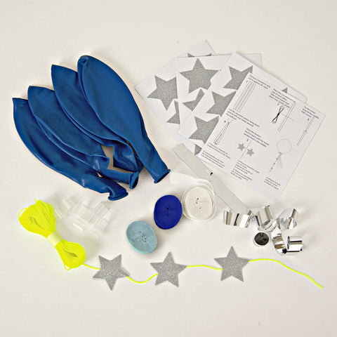 Beautiful Balloon Kit in Blue (8-pack)
