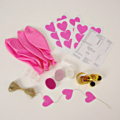Beautiful Balloon Kit in Pink (8-pack)