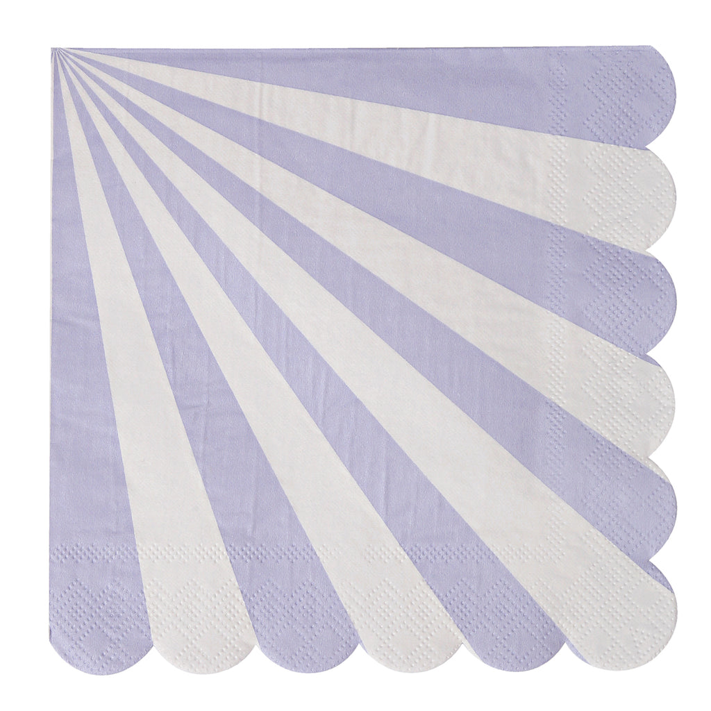 Stripe Napkins (Large) in Lavender