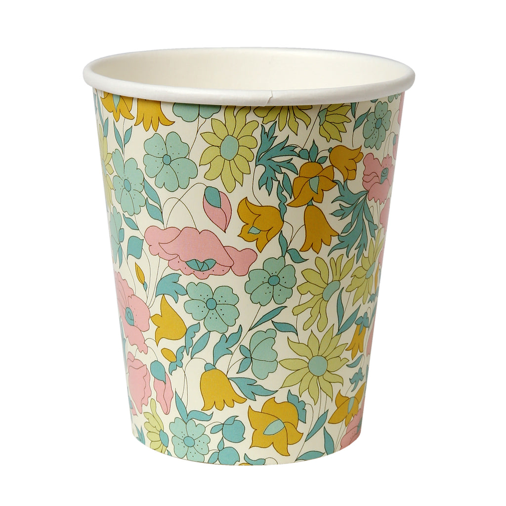 Liberty Poppy and Daisy Paper Cups