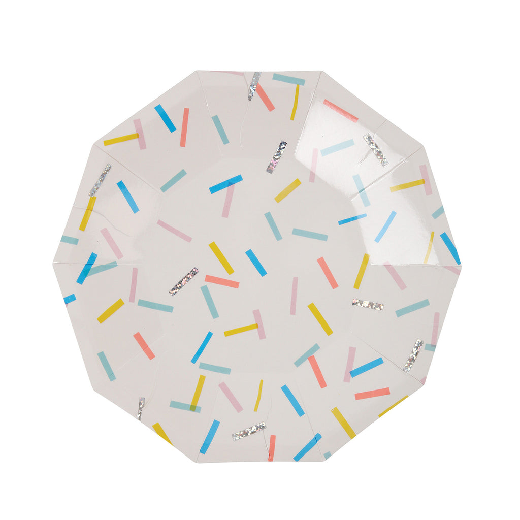 Sprinkles Paper Plates (Small)
