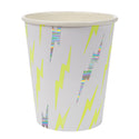 Superhero Lightning Bolt Paper Cups
