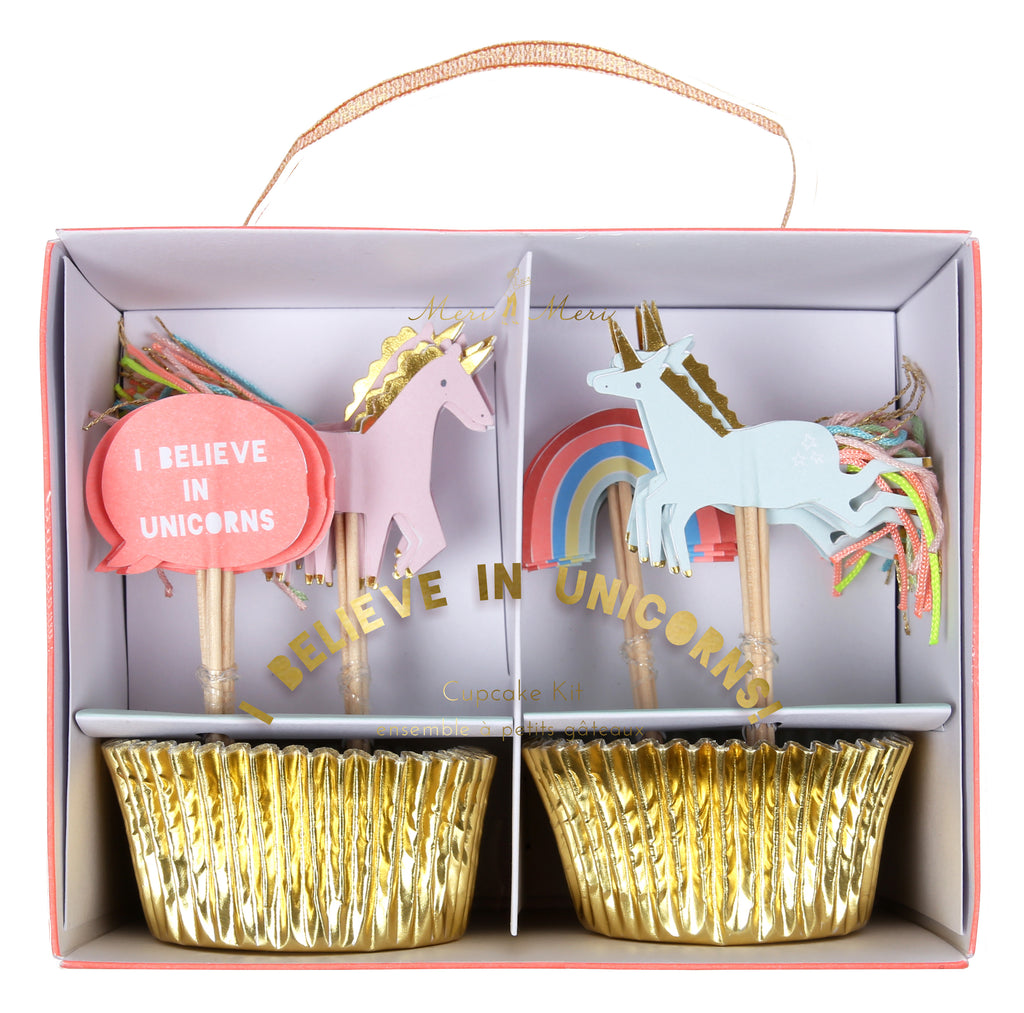 "I Believe in Unicorns" Cupcake Kit