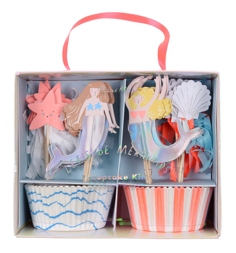 "Let's Be Mermaids" Cupcake Kit