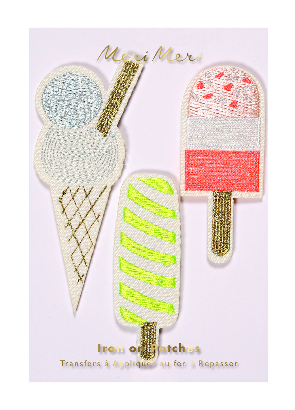 Ice Cream and Popsicle Iron-On Patches