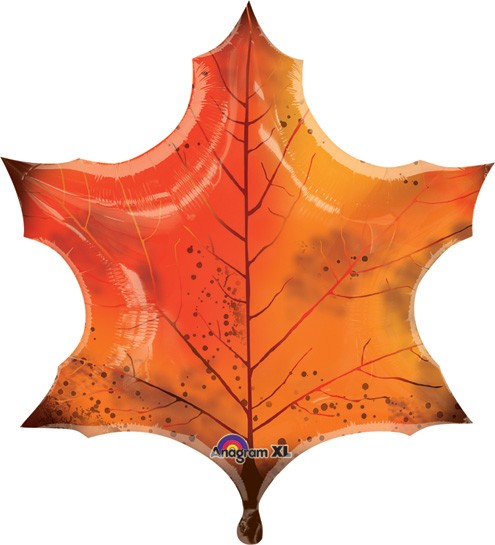 Autumn Leaves Mylar Balloon