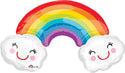 Rainbow and Clouds Mylar Balloon