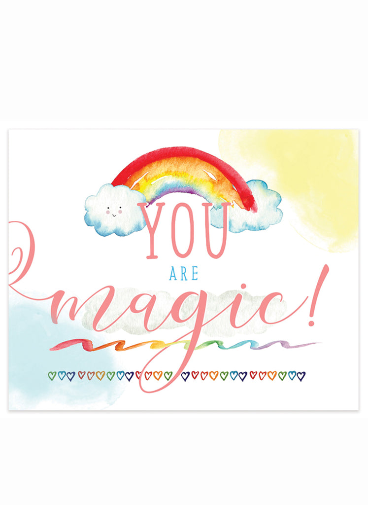 "You Are Magic" Rainbow 8x10 Art Print