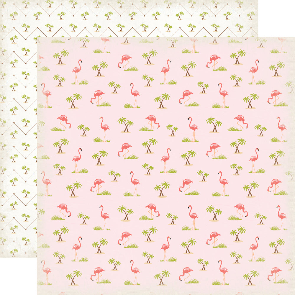 Party Paper Placemat in Flamingo Print