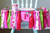 Strawberry Picnic 1st Birthday High Chair Banner Bundle