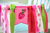 Strawberry Picnic High Chair Banner Handmade by Sugar Moon Bloom