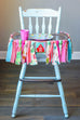 Little Farmer 1st Birthday High Chair Banner Bundle in Pink