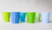 Toddler Small Melamine Cup in Assorted Bright Earth Colors